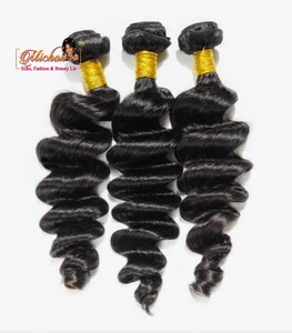 Virgin Hair Bundles-Loose Wave 24in, 24in and 24in